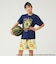 スポルディング（SPALDING）バスケットボールウェア ジュニア 半袖 Tシャツ スポンジ・ボブ フレッシュ オフ ザ グリル SJT24166SNV