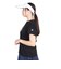 ルコックスポルティフ（lecoqsportif）テニスウェア 半袖 プラクティスシャツ LN4FHT52L BK00