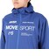 デサント（DESCENTE）AIR THERMOTION フルジップフーディー DMMWJF32 BL