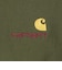 カーハート（CARHARTT）ハーフジップ アメリカン スクリプト スウェットシャツ I0270142BRXX24FW