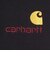 カーハート（CARHARTT）ハーフジップ アメリカンスクリプト スウェットシャツ I02701489XX24FW