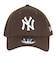 ニューエラ（NEW ERA）キャップ 9FORTY ニューヨーク ヤンキース ブラウン×ホワイト 14525015 帽子 56.8cm-60.6cm