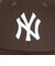 ニューエラ（NEW ERA）キャップ 9FORTY ニューヨーク ヤンキース ブラウン×ホワイト 14525015 帽子 56.8cm-60.6cm