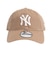 ニューエラ（NEW ERA）キャップ 9TWENTY ニューヨーク ヤンキース ウォッシュドコットン カーキ×ホワイト 14525113 帽子 Mサイズ