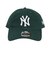 ニューエラ（NEW ERA）帽子 9TWENTY ニューヨーク ヤンキース ウォッシュドコットン ダークグリーン×ホワイト 14525118
