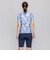 ナイキ（NIKE）フィットネス水着 レディース 水泳 総柄ジップ付き半袖セパレーツ 2993131-018