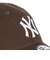 ニューエラ（NEW ERA）帽子 キャップ 9TWENTY ニューヨーク・ヤンキース ウォッシュドコットン 14525121 57cm-61cm ブラウン