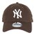 ニューエラ（NEW ERA）帽子 キャップ 9TWENTY ニューヨーク・ヤンキース ウォッシュドコットン 14525121 57cm-61cm ブラウン