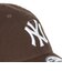 ニューエラ（NEW ERA）帽子 キャップ 9TWENTY ニューヨーク・ヤンキース ウォッシュドコットン 14525121 57cm-61cm ブラウン