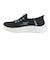 スケッチャーズ（SKECHERS）ウォーキングシューズ スリップインズ ゴーウォークフレックス ザビー 黒 124839-BKAQ スニーカー ハンズフリー