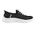 スケッチャーズ（SKECHERS）ウォーキングシューズ スリップインズ ゴーウォークフレックス ザビー 黒 124839-BKAQ スニーカー ハンズフリー
