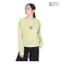 エックスガール（X-gir）ショート クルーネック スウェットシャツ 155251012004-LT YELLOW