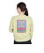 エックスガール（X-gir）ショート クルーネック スウェットシャツ 155251012004-LT YELLOW