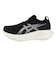 アシックス（ASICS）ランニングシューズ ゲルニンバス27 ワイド ブラック グレー 1012B752.002 スニーカー クッション