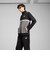 プーマ（PUMA）ポリ カラーブロックスーツ 上下セット 687659 01 BLK