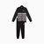 プーマ（PUMA）ポリ カラーブロックスーツ 上下セット 687659 01 BLK