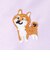 バックパック ガールズ QF25B004 PUL 紫 アニマル柄 犬 猫 動物 リュックサック カジュアル お出かけ レジャー アウトドア