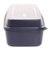 サーモス（THERMOS）ランチボックス 紺 600ml DJO-600 NVY 1段弁当 食洗器対応 電子レンジ対応 弁当箱 ベルト付き 仕切り 箸付き 保…