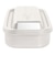 サーモス（THERMOS）ランチボックス シルバー 800ml DAA-800 SL ふっ素 アルミ製 1段弁当 食洗器対応 弁当箱 ベルト付き 仕切り オフ…