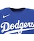 エムエルビー（MLB）野球ウェア ドジャース 佐々木朗希 ネーム&ナンバー Tシャツ ブルー ML0125SS0092-BLU
