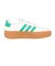 アディダス（adidas）スニーカー スポーツシューズ VL コートボールド ホワイト グリーン JQ7832 スポーツ カジュアルシューズ 厚底