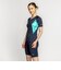 ナイキ（NIKE）フィットネス水着 水泳 ジップ付き半袖セパレーツ 上下セット 緑 M-LLサイズ 2993145-007