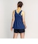 ナイキ（NIKE）フィットネス水着 水泳 ふんわりシルエット2in1パンツセパレーツ 上下セット 紺 M-LLサイズ 2993146-008