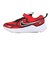ナイキ（NIKE）ジュニア スポーツシューズ ベルクロ ベルト付き スニーカー コズミック ランナー レッド HM4400-601