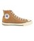 コンバース（CONVERSE）タウンシューズ オールスター エイジド AC HI BO キャメル 31315450 カジュアル シューズ