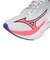 ミズノ（MIZUNO）ランニングシューズ  部活 ウエーブ リベリオン フラッシュ 3 ホワイト ピンク J1GD253521