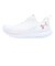 アンダーアーマー（UNDER ARMOUR）ランニングシューズ ジョギングシューズ ベロシティ 4 ホワイト ピンク 3027586 105 スニーカー