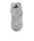 アディダス（adidas）子供用ソックス ショート丈 靴下 2足組 グレー/黒ODW28-KK8076