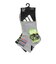アディダス（adidas）子供用ソックス ショート丈 靴下 2足組 グレー/黒ODW28-KK8076