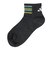アディダス（adidas）子供用ソックス ショート丈 靴下 2足組 グレー/黒ODW28-KK8076