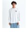 ディーシーシューズ（DC SHOES）PLAYTIME 長袖Tシャツ 25FWDLT254046WHT