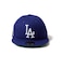 ニューエラ（NEW ERA）帽子 キャップ 59FIFTY ソフトバックラム World Series ロサンゼルス・ドジャース 青 S-Lサイズ 14668…