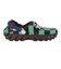 クロックス（crocs）サンダル 「鬼滅の刃」 炭治郎 エコー クロッグ グリーン ブラック 212434-90H スポーツサンダル