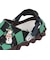 クロックス（crocs）サンダル 「鬼滅の刃」 炭治郎 エコー クロッグ グリーン ブラック 212434-90H スポーツサンダル