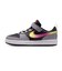 ナイキ（NIKE）ジュニアスニーカー ボーイズ スポーツシューズ コート ボロー LOW リクラフト PS ブラック グレー IO6966-001