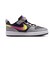 ナイキ（NIKE）ジュニアスニーカー ボーイズ スポーツシューズ コート ボロー LOW リクラフト PS ブラック グレー IO6966-001
