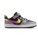 ナイキ（NIKE）ジュニアスニーカー ボーイズ スポーツシューズ コート ボロー LOW リクラフト PS ブラック グレー IO6966-001