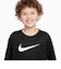 ナイキ（NIKE）ジュニア ドライフィット LGD スウッシュ HBR 長袖Tシャツ FZ5192-010