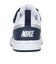 ナイキ（NIKE）リトルキッズシューズ スニーカー スポーツシューズ コート ボロー LOW リクラフト ホワイト ブルー DV5457-135