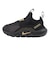 ナイキ（NIKE）ジュニアスニーカー スポーツシューズ フレックス ランナー 4 ブラック ゴールド IM6738-001 カジュアル シューズ