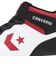 コンバース（CONVERSE）スノーシューズ スノトレ NX1360 ウォータープルーフ ミッドカット W/BK/R レッド ホワイト 38002212 シュ…
