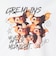 グレムリンズ（GREMLINS）グレムリン プリント 長袖シャツ 5715005-07 WHT