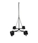 ファイティングロード（FIGHTING ROAD）サンドバッグスタンドDX2 FR23CMS0001 黒 ブラック BLK
