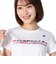 ルコックスポルティフ（lecoqsportif）テニスウェア トリコロール プリント ゲームシャツ LN4FHT90L WH00