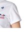 ルコックスポルティフ（lecoqsportif）テニスウェア トリコロール プリント ゲームシャツ LN4FHT90L WH00