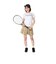 ルコックスポルティフ（lecoqsportif）テニスウェア トリコロール プリント ゲームシャツ LN4FHT90L WH00